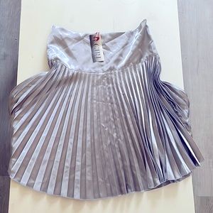 B Girl silver skirt